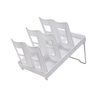 Slanted Paper Cup Holder Rack Multi-Compartment Countertop Cup Organizer Sturdy Easy to Clean for Coffee Shops