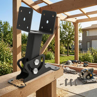 Coated Roof Mounting Bracket U-Shaped Cradle Roof Riser Beam Bracket
