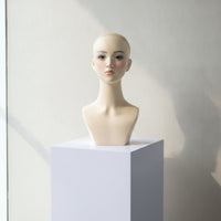 Hairpiece Display Stand Mannequin Head Elegant Mannequin Head Bust Stable for Cosplayers