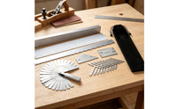 Fret Leveling Kit Silver Fret Leveling Bar with Gauges Comprehensive Luthier Tools for Luthiers, Workshop, Bench Tuning