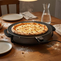 Temperature Control Round Electric Pan Side Handles Electric Cooking Pan Detachable Base