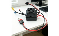 RC Brushless Controller Overheat Protection Brushless ESC Heat Heat Dissipation Fan Vehicle Electronics for Wltoys Repair