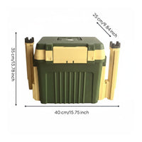 Multi-Function Fishing Box Freshwater and Saltwater Use Lure Storage Box Removable Dividers Organizer for Anglers
