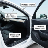 Car Door Soundproofing Seal Strip, Car Door Seal Automotive, Car Door Seal Prevent Water, Car Door Seal Strip, Door Seal Automotive Weather