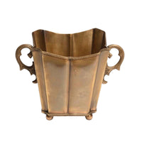 Vase Embossed Metal Vase Decorative Vessel for Decorators, Dining Table, Mantel