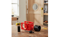 4 Easy Steps Door Lock Installation Kit Doorknob Installation Jig Wood Door Lock Hole Cutter Set for DIY Enthusiasts, Carpenters, Locksmiths, Home Improvement, Construction Site