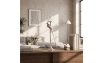 Bird Candle Holder Tabletop Candle Holder with Glass Cup Silver-Finished Candlestick for Display Shelf