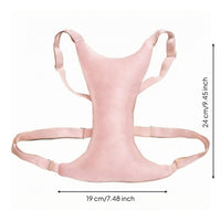Adjustable Straps Washable Chest Support Cushion Buckles Memory Foam Chest Pillow Contoured 3D Breast Pillow Extended for Sleeping, Resting