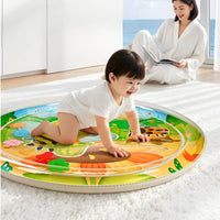 Printed Baby Tummy Time Water Mat Clear Tummy Time Water Mat Colorful Air-Filled for Babies