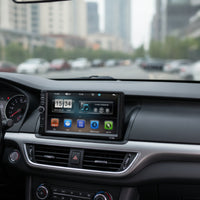 Car Stereo Player Smartphone Integration Car Radio with Touchscreen 7 Inch Double Head Unit for Drivers, Commuters, Road Trips
