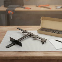 Cabinet Hardware Jig Long-Lasting Template with Ruler Accurate for Woodworkers