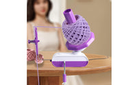 Time-Saving USB Yarn Winding Machine Compact Design Electric Yarn Winder Large Capacity Craft Tool Anti-Tangling for Knitters, Crocheters, Knitting Projects, Home Crafting