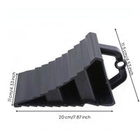 Anti-Slip Wheel Chock Tapered-Shaped Triangular Wheel Chock Broad Base