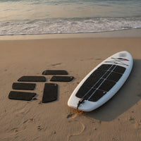 12 Pieces Surfboard Traction Pad with Anti-Slip Surfboard Deck Traction Pad Trimmable Sheet for Surfers