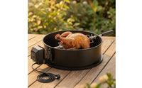 Rotisserie Kit with Electric Motor Rotisserie Loop Kit Powerful Barbecue Grill Loop for Outdoor Cooking
