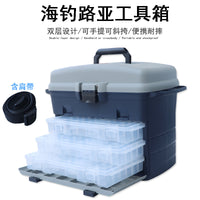 Multifunctional Large Fishing Tackle Box with Lure Storage