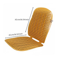 Seat Cushion with Backrest Massage Ventilated Seat Cushion for Drivers, Tricycle