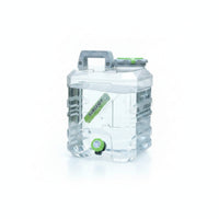 Faceted Diamond-Pattern Water Bucket Clear Water Bucket with Tap Rigid Easy to Clean for Camping