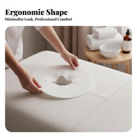 Easy to Clean Silicone Face Pillow Oil & Water Resistant U-Shaped Face Pillow Comfortable for Estheticians, Masseuses, Spas