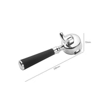 304 Stainless Steel 58mm Double Spout Portafilter Ergonomic Grip Coffee Making Tool for Baristas