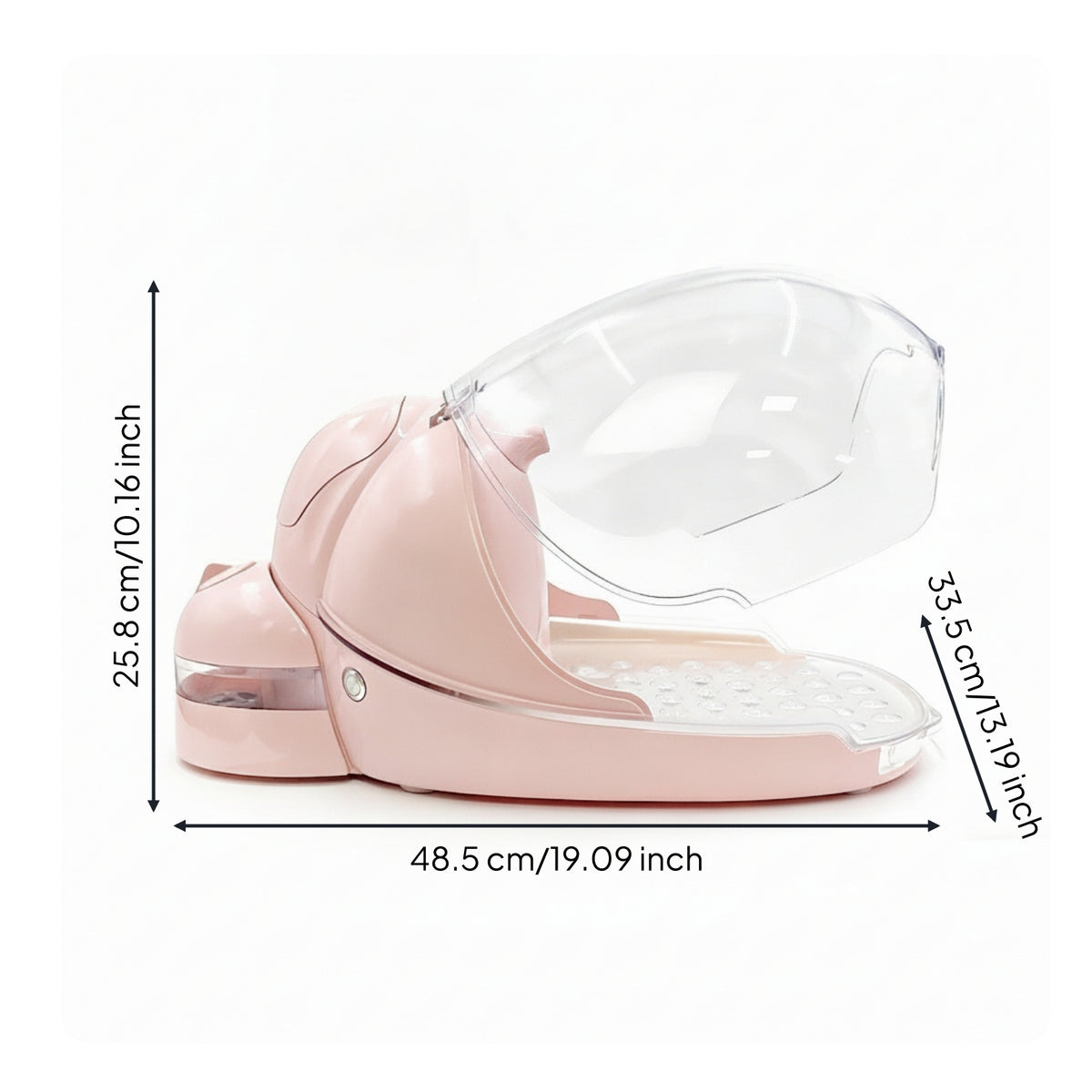 Built-in Chamber Electric Hand Spa Compact Transparent Dome Hand Spa for Salon Professionals