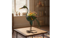 Birds Planter Metal Planter Sculpture Decorative Birds Sculpture for Homeowners