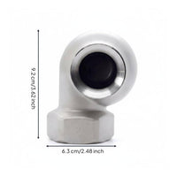 Vortex Spray Nozzle Female Thread 316L Stainless Steel Nozzle for Denitration, Desulfurization, Dust Removal