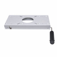Seat Pedestal with Hand Crank Heavy Duty Boat Seat Pedestal with Base Plate Easy to Install