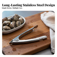 Stainless Steel Clam Separate Er Multi-Functional Clam Separate Er Tool Multifunctional Seafood Separate Er Multipurpose