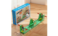Two-Player Tabletop Football Game Interactive Table Football Game with Rods Quick Match Mini for Children, Party