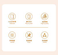 大容量新款12.5cm壁挂式阳台柜小户型翻斗玄关柜防霉