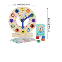 Time Learning Toy Set Child-Centered Inspired Multifunctional Timepiece Toy