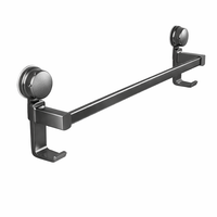 Towel Bar and Wall Mount Rack for Washroom Organization, Hanging for Small Space and Students