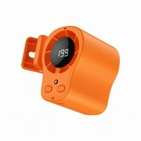 1500 mAh Waist Clip Fan Digital Display Portable Clip Fan Front Buttons Personal Cooling Compact