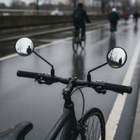 Wide Angle Side Mirror, Universal 8mm Round Mirror, Compatible with Yadea, Aima, Tailg, Bike