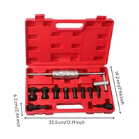 12 Pieces Repair Tool 8-32 Mm Range Bearing Extractor Puller Kit Black-and-Silver