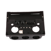 Easy to Install Wiring Socket Base Rectangular Burner Control Base Compact Sturdy for Electricians