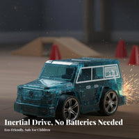 Inertial Spark-Producing Car Spark Effect Friction Powered Rough-Terrain Car Stylish Look Sparking Toy Truck for Children, Children 3 and up+