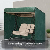 Rainproof Outdoor Swing Cover Dustproof Garden Swing Cover for Homeowners, Gardeners, Balcony, Courtyard, Backyard