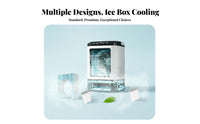 Desktop Misting Fan Cools & Humidifies Portable Misting Fan Twin Mist Spray Mini Air Humidifier for Office, Bedroom, Dorm Room