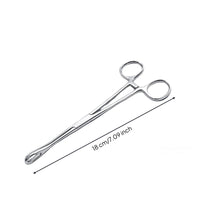 Clamping Forceps Stainless Steel Sponge Clamp Loop-Handled-Handled Forceps Long Slender
