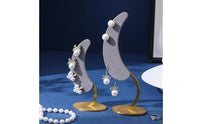Metal Earring Display Holder Light Luxury Design Tabletop Jewelry Display Rack organizer Tabletop Earring Organizer for Countertop