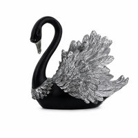 Swan Storage Ornament Decorative Swan Statue with Tray Carved for Entryway, Living Room