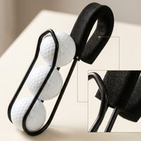 Black Portable Golf Ball Clip Stretched Clamp-on Golf Ball Holder Easy to Attach Sports Accessory Attachable