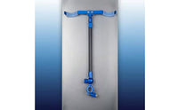 Aluminum Alloy Rod Stand Portable Double Rod Rest Telescopic Fishing Pole Bracket Rustproof Telescopic Pole Holder Anti-Slip