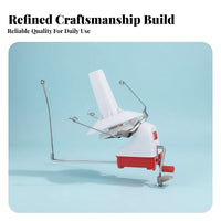 Low Noise Manual Yarn Winder Easy to Use Tabletop Yarn Winder Large Capacity Center-Pull Cake Creator Secure Table Clamp for Knitters, Crocheters, Beginners, Home