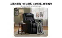 Reclinable Reclining Gaming Sofa Adjustable rearrest Multi-Position Recliner Heavily Cushioned Lounge Chair Ergonomic Design for video game enthusiasts, Internet Cafe Owners, Movie aficionados, Game Room, Bedroom, Home Theater