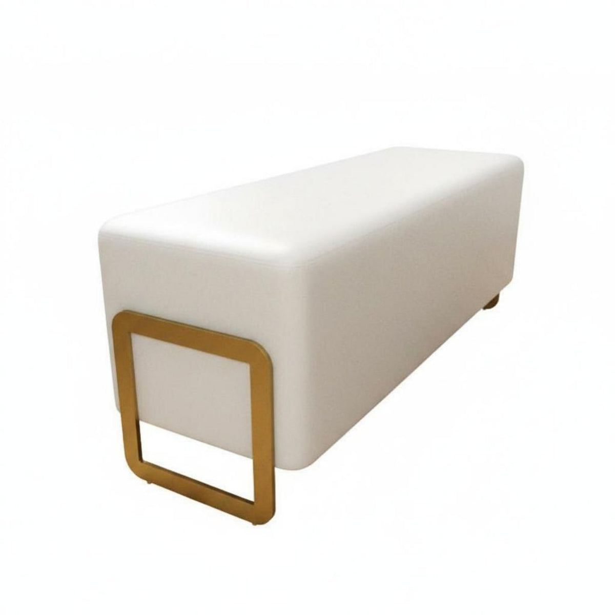 Minimalist Design Narrow Entryway Stool Light Luxury aesthetic Upholstered Bench Space-Saving Long Ottoman Multi-Purpose Use for Apartment Dwellers, Interior Decorators, Hallway, Walk-in Closet, dressing area, Commercial Spaces