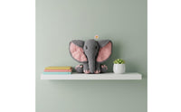 Elephant Crochet Kit Great Gift Idea Yarn Elephant Craft Kit Large Size Beginner Crochet Beginner Kit for Adults, Home Decoration