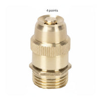 High Atomization Mist Adjustable Brass Nozzle Built-in Filter Head Sprayer Long-Lasting for Gardeners, DIY Enthusiasts, Garden, Greenhouse